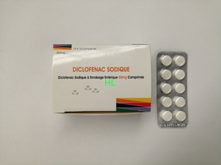 China Diclofenac Tabletten 25MG 50MG 75MG leverancier