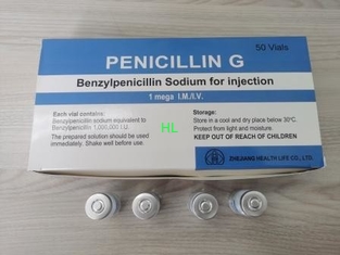 China Benzyl Penicillinenatrium voor Injectie 1 Mega/5 Mega Antibiotische Drugs leverancier