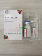 China Ceftriaxon Natriumpoeder Injectie 1.0g leverancier