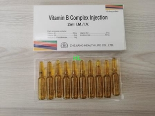 China Dieet het Supplementgeneesmiddelen van de vitamineb complexe Injectie 2mL 10ML leverancier