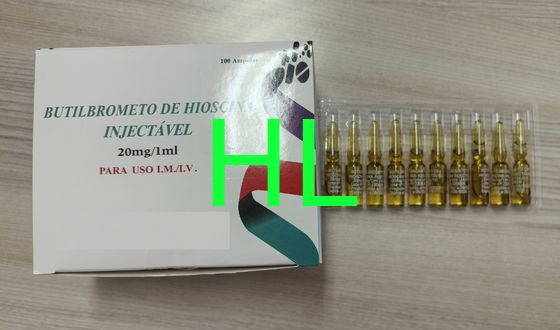 De Injectie van Hyoscinebutylbromide 20MG/2ML Krampstillende Geneesmiddelen