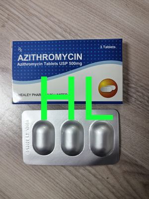 De Antibiotische Geneesmiddelen BP/USP van Azithromycintabletten 250MG 500MG